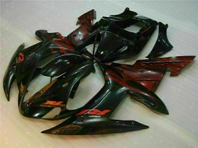 Yamaha R1 2002-2003 Motor Verkleidung - Schwarz