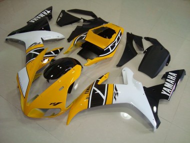 Yamaha R1 2002-2003 Motorrad Verkleidungen - Gelb Anniversary