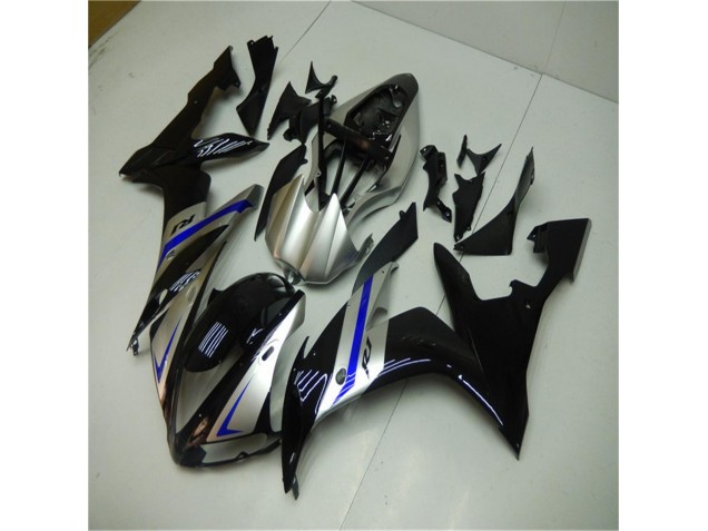 Yamaha R1 2004-2006 Motorrad Verkleidungen - Blau Schwarz Silber
