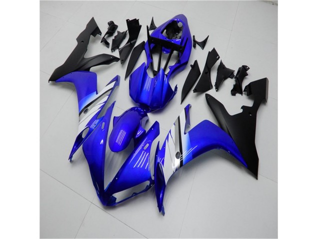 Yamaha R1 2004-2006 Motorrad Verkleidungen - Blau Weiß Schwarz