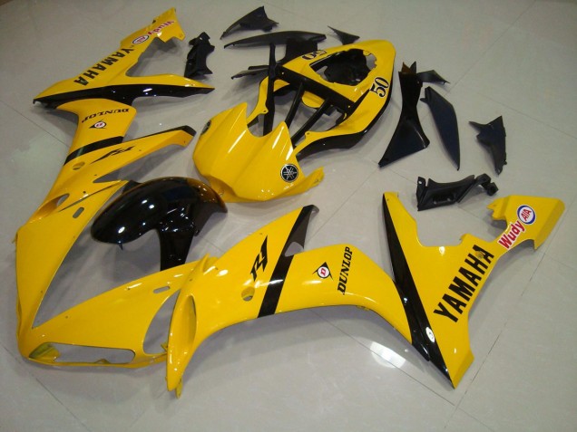 Yamaha R1 2004-2006 Motorrad Verkleidungen - Gelb Schwarz