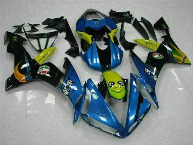 Yamaha R1 2004-2006 Motorrad Vollverkleidung - Blau