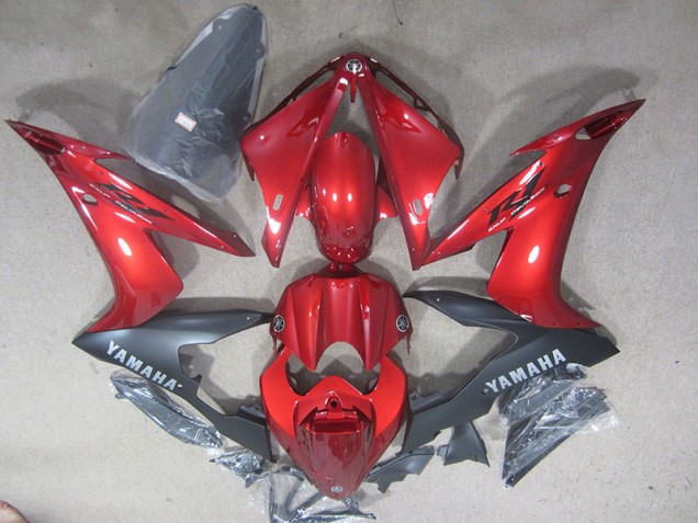 Yamaha R1 2004-2006 Motorrad Vollverkleidung - Rot Schwarz
