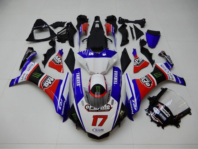 Yamaha R1 2015-2019 Motorrad Verkleidungen - Blau Rot KGN 17 Yamaha R1 2015-2019 Motorrad Verkleidungen - Blau Rot KGN 17