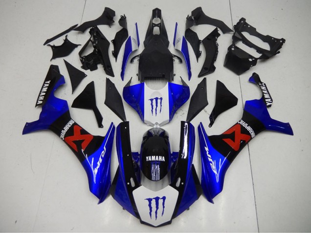 Yamaha R1 2015-2019 Motorrad Vollverkleidung - Schwarz Blau Yamaha R1 2015-2019 Motorrad Vollverkleidung - Schwarz Blau