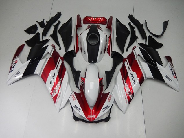 Yamaha R3 2015-2022 Motorrad Verkleidungen - Schwarz Rote Weiß