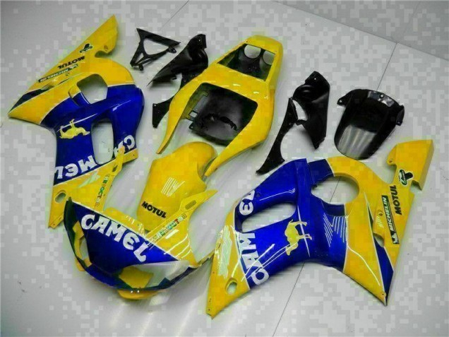 Yamaha R6 1998-2002 Motorrad Verkleidung - Gelb Blau Yamaha R6 1998-2002 Motorrad Verkleidung - Gelb Blau