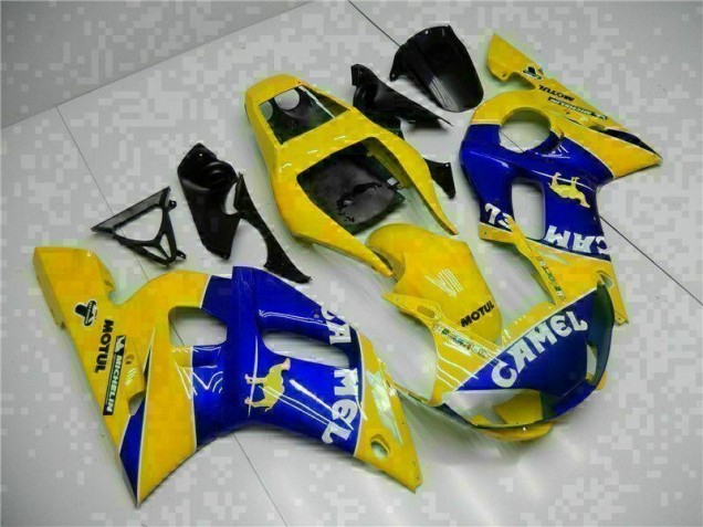 Yamaha R6 1998-2002 Motorrad Verkleidung - Gelb Blau Yamaha R6 1998-2002 Motorrad Verkleidung - Gelb Blau