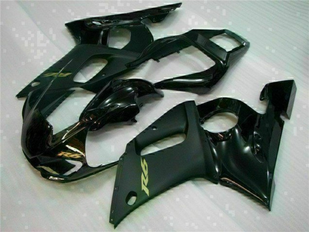 Yamaha R6 1998-2002 Motorrad Verkleidung - Schwarz