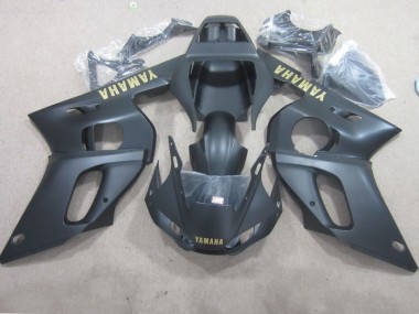 Yamaha R6 1998-2002 Motorrad Verkleidungen - Schwarz Gelb Aufkleber