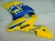 Yamaha R6 1998-2002 Motorrad Vollverkleidung - Gelb Blau