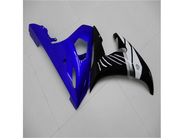 Yamaha R6 2003-2005 Motorrad Verkleidungen - Blau Weiß Schwarz Yamaha R6 2003-2005 Motorrad Verkleidungen - Blau Weiß Schwarz