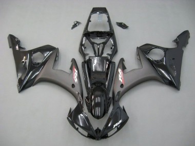 Yamaha R6 2003-2005 Motorrad Verkleidungen - Kontrast Schwarz