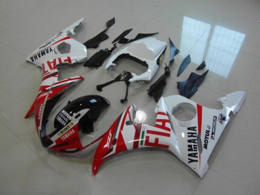 Yamaha R6 2003-2005 Motorrad Verkleidungen - Rot Fiat