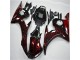 Yamaha R6 2003-2005 Motorrad Verkleidungen - Schwarz rote Flamme Yamaha R6 2003-2005 Motorrad Verkleidungen - Schwarz rote Flamme