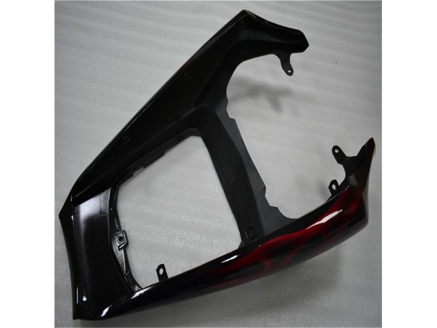 Yamaha R6 2003-2005 Motorrad Verkleidungen - Schwarz rote Flamme Yamaha R6 2003-2005 Motorrad Verkleidungen - Schwarz rote Flamme