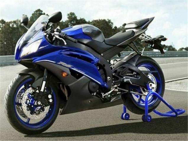 Yamaha R6 2006-2007 Motor Verkleidungen - Blau Schwarz