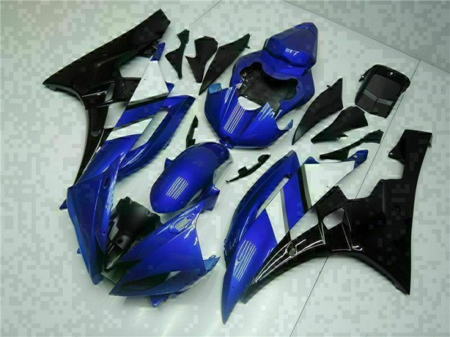 Yamaha R6 2006-2007 Motorrad Verkleidung & Plastik - Blau Schwarz