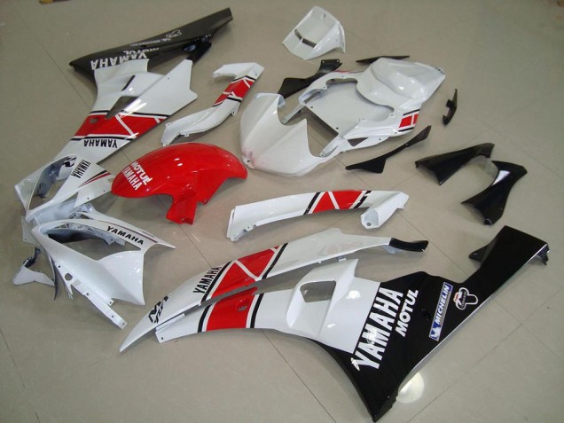 Yamaha R6 2006-2007 Motorrad Verkleidung - Rot Weiß Schwarz Yamaha R6 2006-2007 Motorrad Verkleidung - Rot Weiß Schwarz