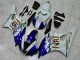 Yamaha R6 2006-2007 Motorrad Verkleidung - Weiß Blau Yamaha R6 2006-2007 Motorrad Verkleidung - Weiß Blau