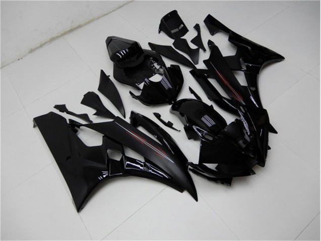 Yamaha R6 2006-2007 Motorrad Verkleidungen - Matt schwarz Glänzend Yamaha R6 2006-2007 Motorrad Verkleidungen - Matt schwarz Glänzend