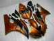 Yamaha R6 2006-2007 Motorrad Verkleidungen - Orange