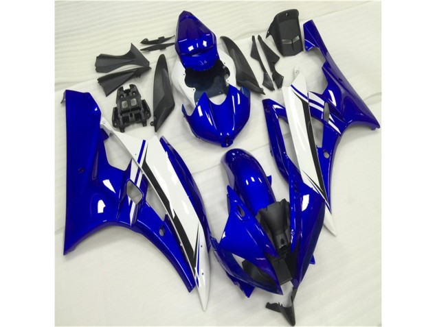 Yamaha R6 2006-2007 Motorrad Verkleidungen & Plastik - Blau Weiß Yamaha R6 2006-2007 Motorrad Verkleidungen & Plastik - Blau Weiß