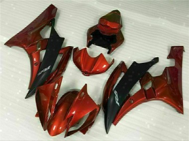 Yamaha R6 2006-2007 Motorrad Verkleidungen & Plastik - Rot
