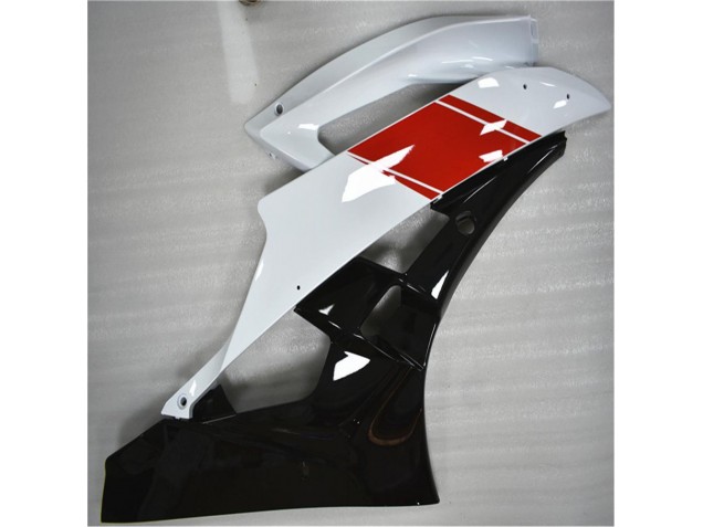 Yamaha R6 2006-2007 Motorrad Verkleidungen - Rot Weiß Schwarz
