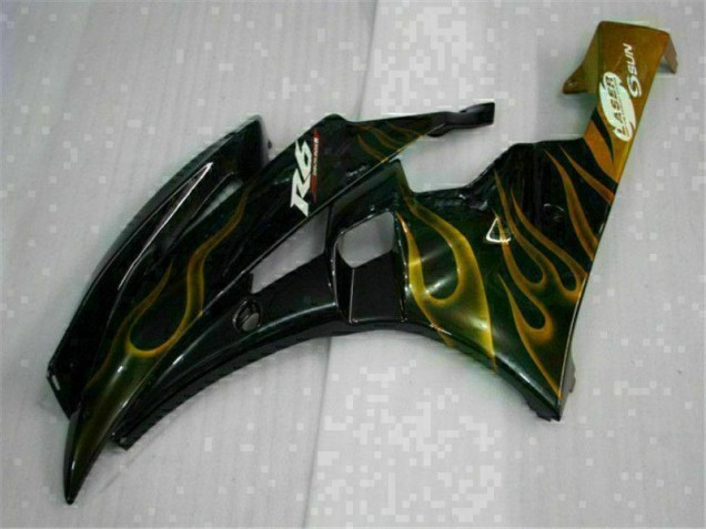 Yamaha R6 2006-2007 Motorrad Verkleidungen - Schwarz