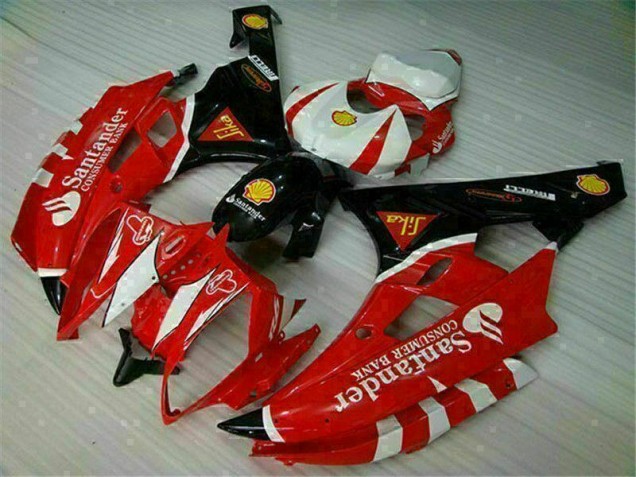Yamaha R6 2006-2007 Motorrad Vollverkleidung - Rot