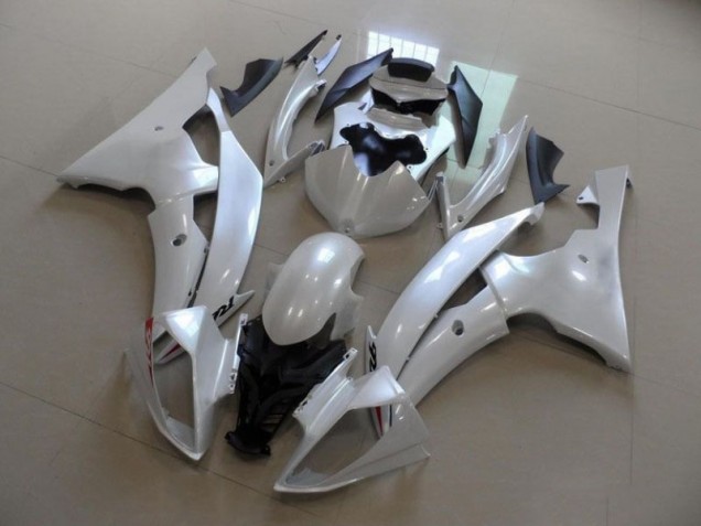 Yamaha R6 2008-2016 Motorrad Verkleidung - Perl Weiß