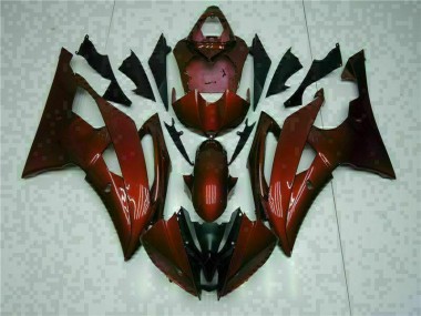 Yamaha R6 2008-2016 Motorrad Verkleidung - Rot