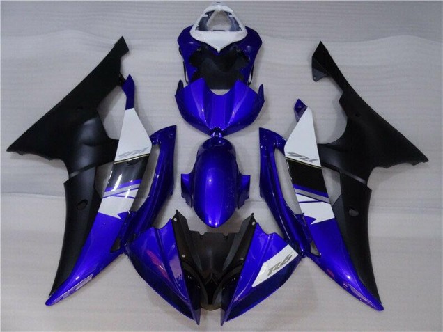 Yamaha R6 2008-2016 Motorrad Verkleidungen - Blau Schwarz