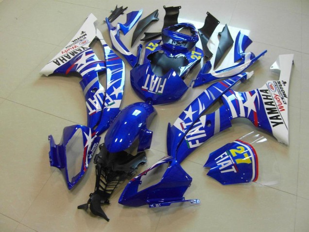 Yamaha R6 2008-2016 Motorrad Verkleidungen - Blau Star Fiat Yamaha R6 2008-2016 Motorrad Verkleidungen - Blau Star Fiat