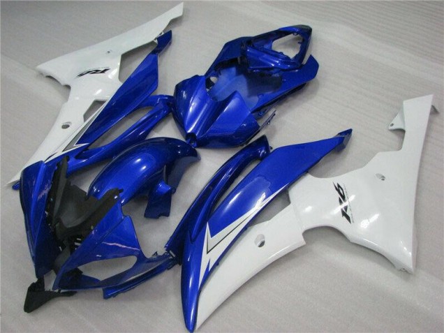 Yamaha R6 2008-2016 Motorrad Verkleidungen - Blau Weiß Schwarz