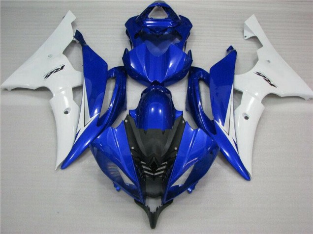 Yamaha R6 2008-2016 Motorrad Verkleidungen - Blau Weiß Schwarz