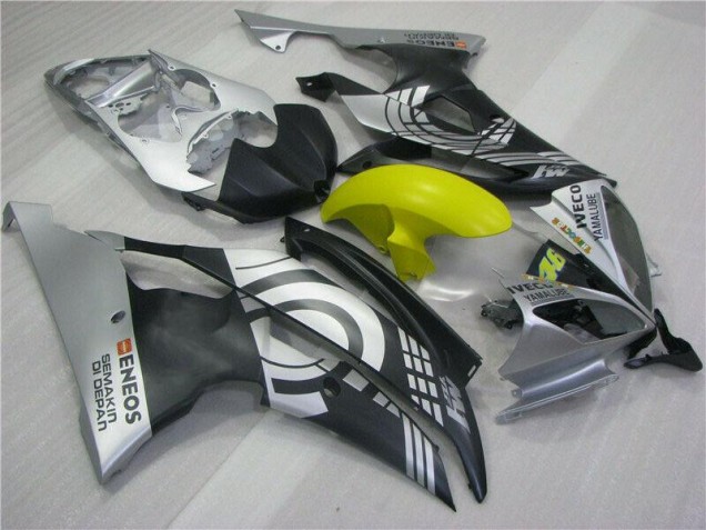 Yamaha R6 2008-2016 Motorrad Verkleidungen - Gelb Schwarz Silber