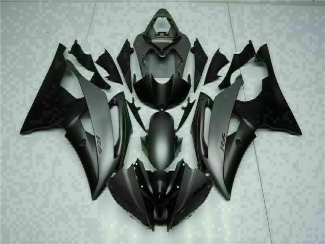 Yamaha R6 2008-2016 Motorrad Verkleidungen - Grau Schwarz