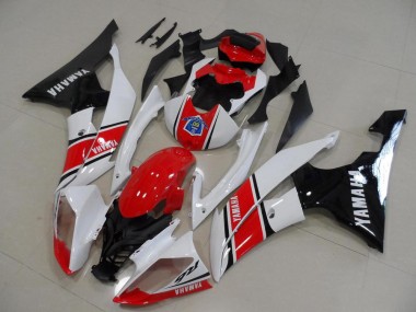 Yamaha R6 2008-2016 Motorrad Verkleidungen Komplett Sets - Rot Weiß Schwarz