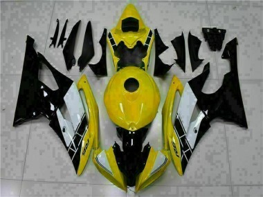 Yamaha R6 2008-2016 Motorrad Vollverkleidung - Gelb Schwarz